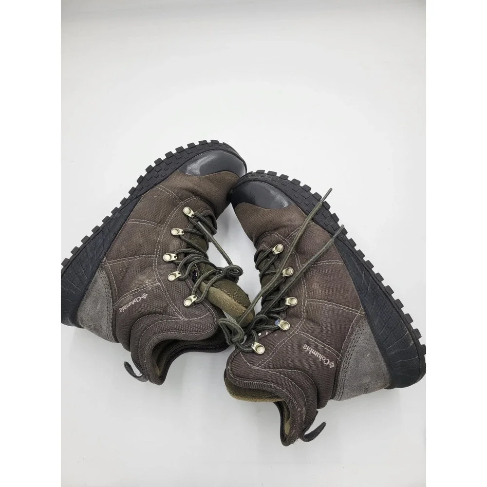Columbia Hilltop Ridge Men's Hiking Waterproof Boots‎ Deep Olive Sz 8.5